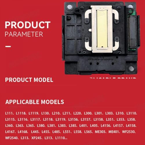 Tête d'impression L395 solution imprimante bloquée lignes blanches L3250 L4160
