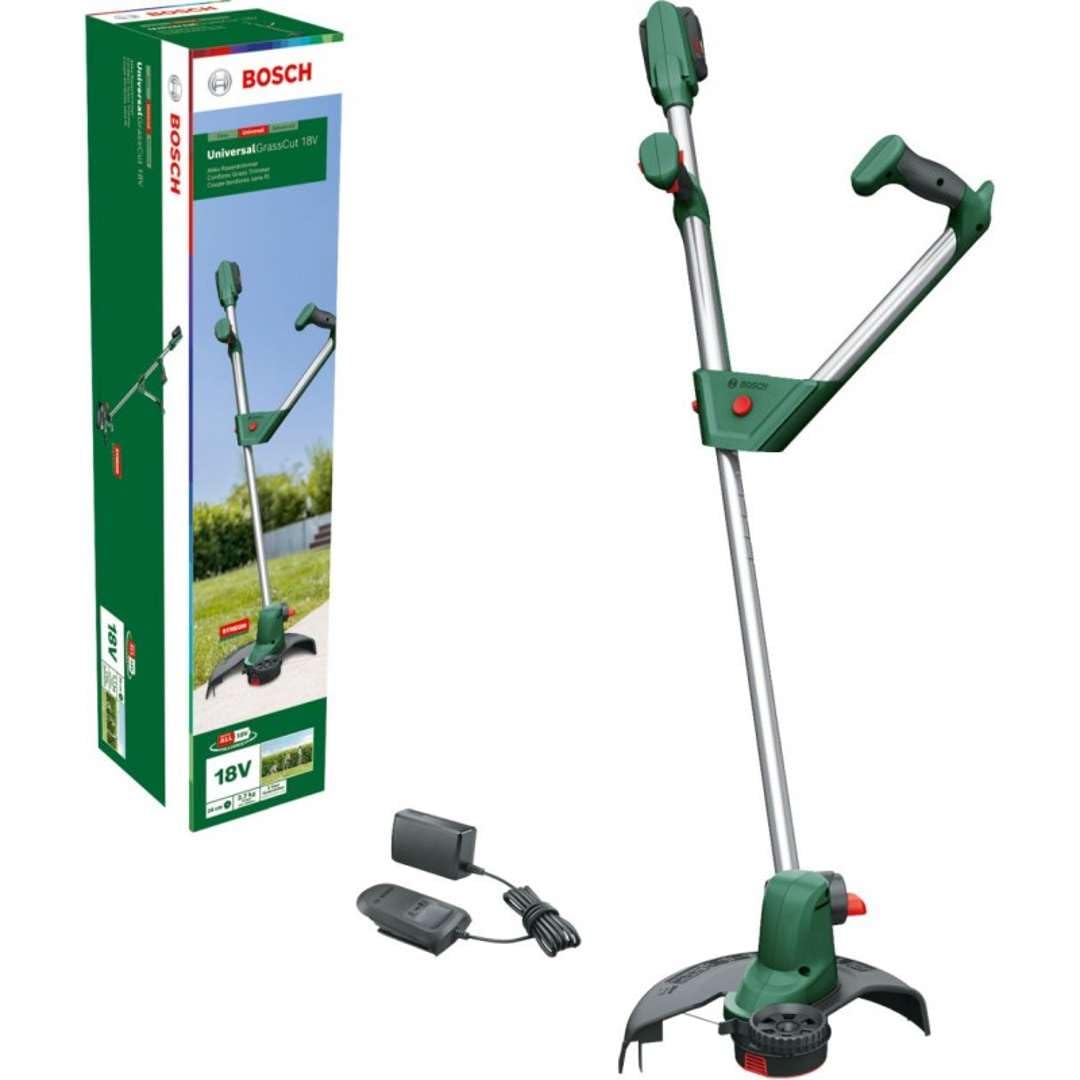 Bosch Home and Garden UniversalGrassCut 18V-26 Akku Rasentrimmer inkl. Akku 18 V 2.5 Ah Schnittbreite (max.): 26 mm (06008C1E03)