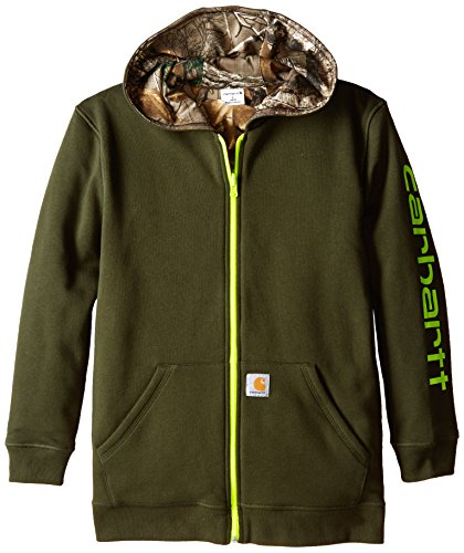 Image of Carhartt Boys' Hooded Half Zip Sweatshirt