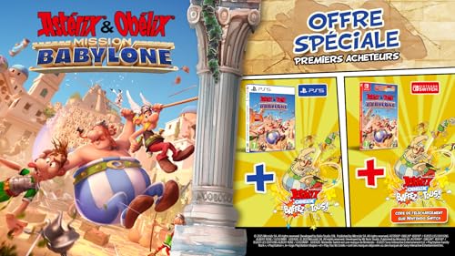 Asterix & Obelix Mission Babylone Switch jeu de plateforme