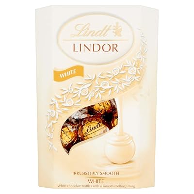 Lindt Lindor - White Chocolate Truffles - 200 Grams