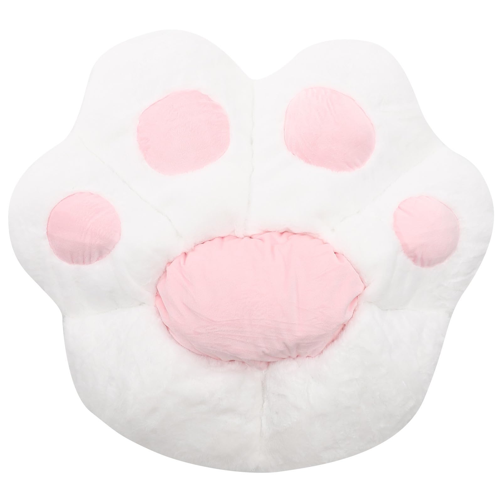 Operitacx Cojín de Silla de Oficina Forma de Pata de Gato, Poliéster