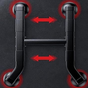 Pull Up Bar, Adjustable Dip Station, Multi-Function Strength Training Equipment for Home Gym