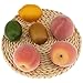 Gresorth 6pcs Artificial Peach Fake Fruit Decoration Lifelike Food Toy Realistic Home Party Decorative Model Props