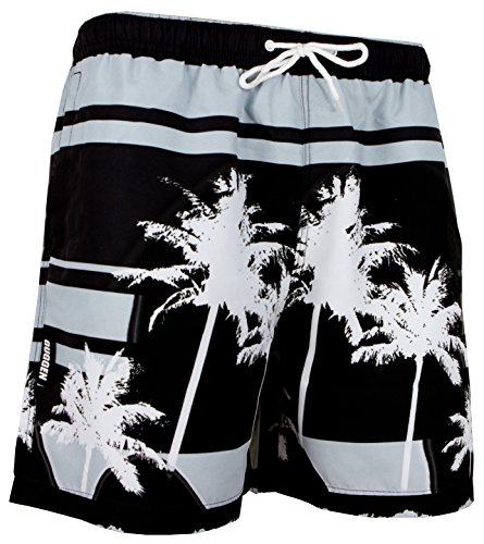 GUGGEN Mountain Maillot de Bain pour Homme de materiau High-Tech Slip Shorts Colour Noir XXL Cover