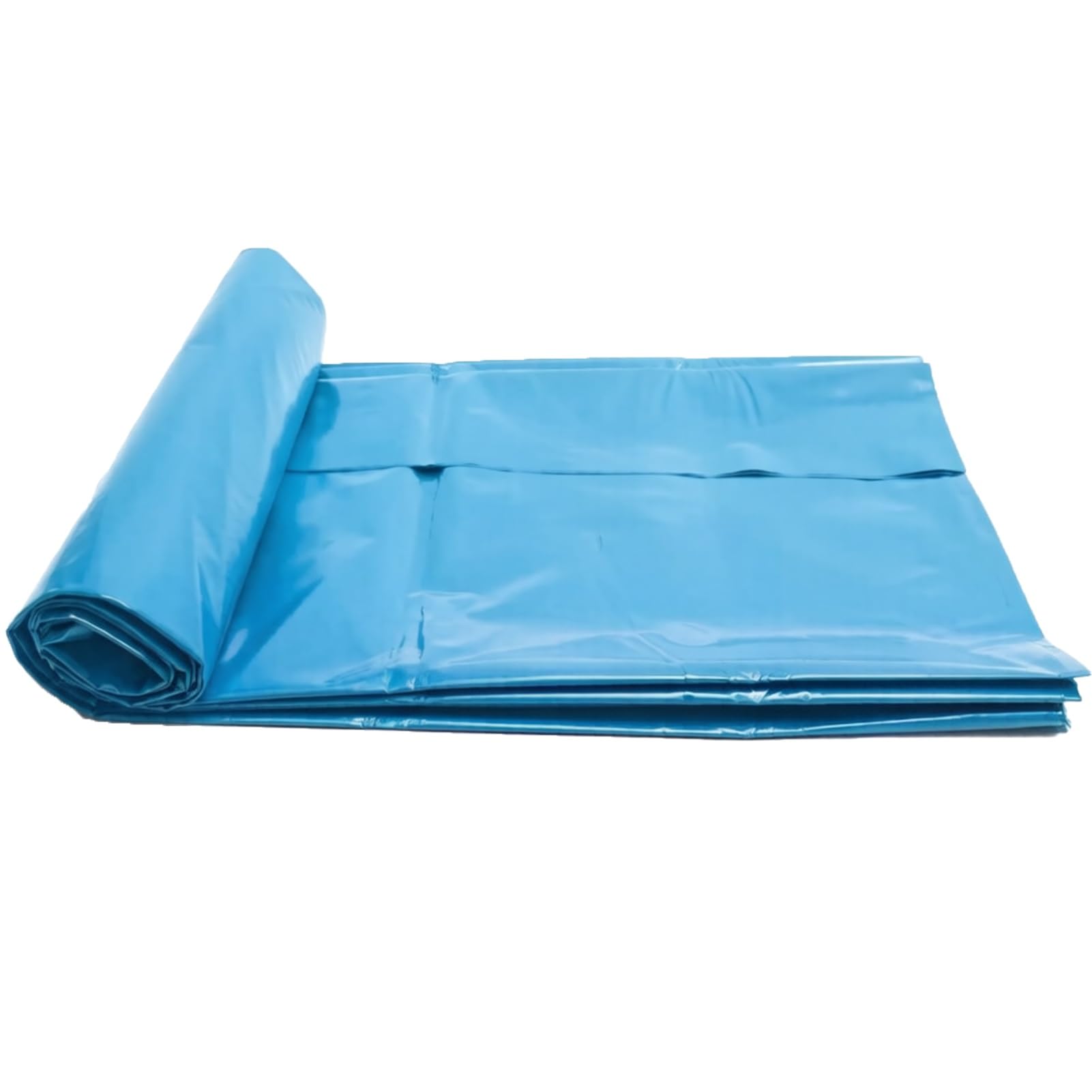 Liyadolaam Blue HDPE Garden Wildlife Pond Liners for Fish Ponds Turtle Pond Duck Ponds UV Resistant Easy Cutting 0.16mm Sealing Film Damp Proof Membrane(3x7m(9.8x23ft))