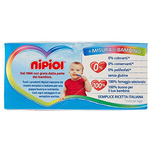 Nipiol Omogeneizzato di Formaggino - 24 vasetti da...