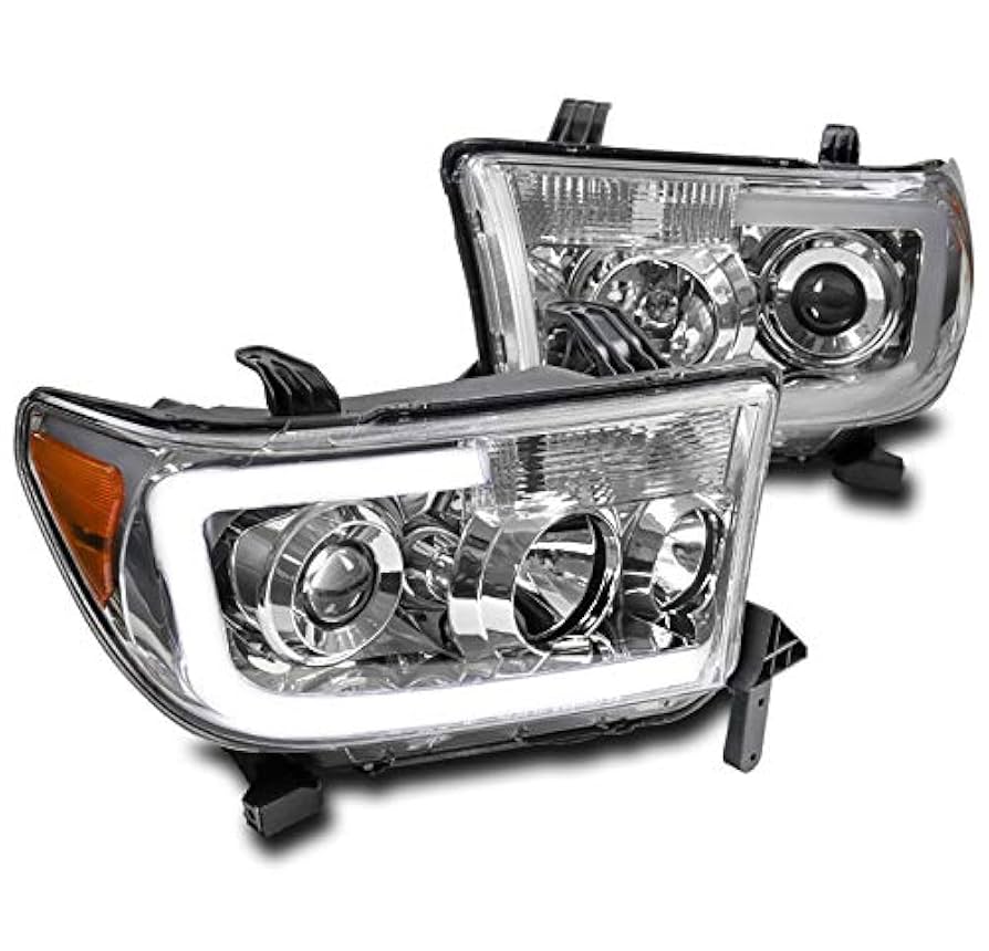 Amazon | ZMAUTOPARTS LED クロームプロジェクターヘッドライト