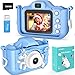 Produktbild AOKEY 20 MP Digital Foto Kamera 1080P HD Selfie Videokamera mit Dual Lens, 2 Inch Bildschirm, 32G TF Karte, Klein Kamera für 3 bis 12 Jahre alte Jungen und Mädchen (blau)