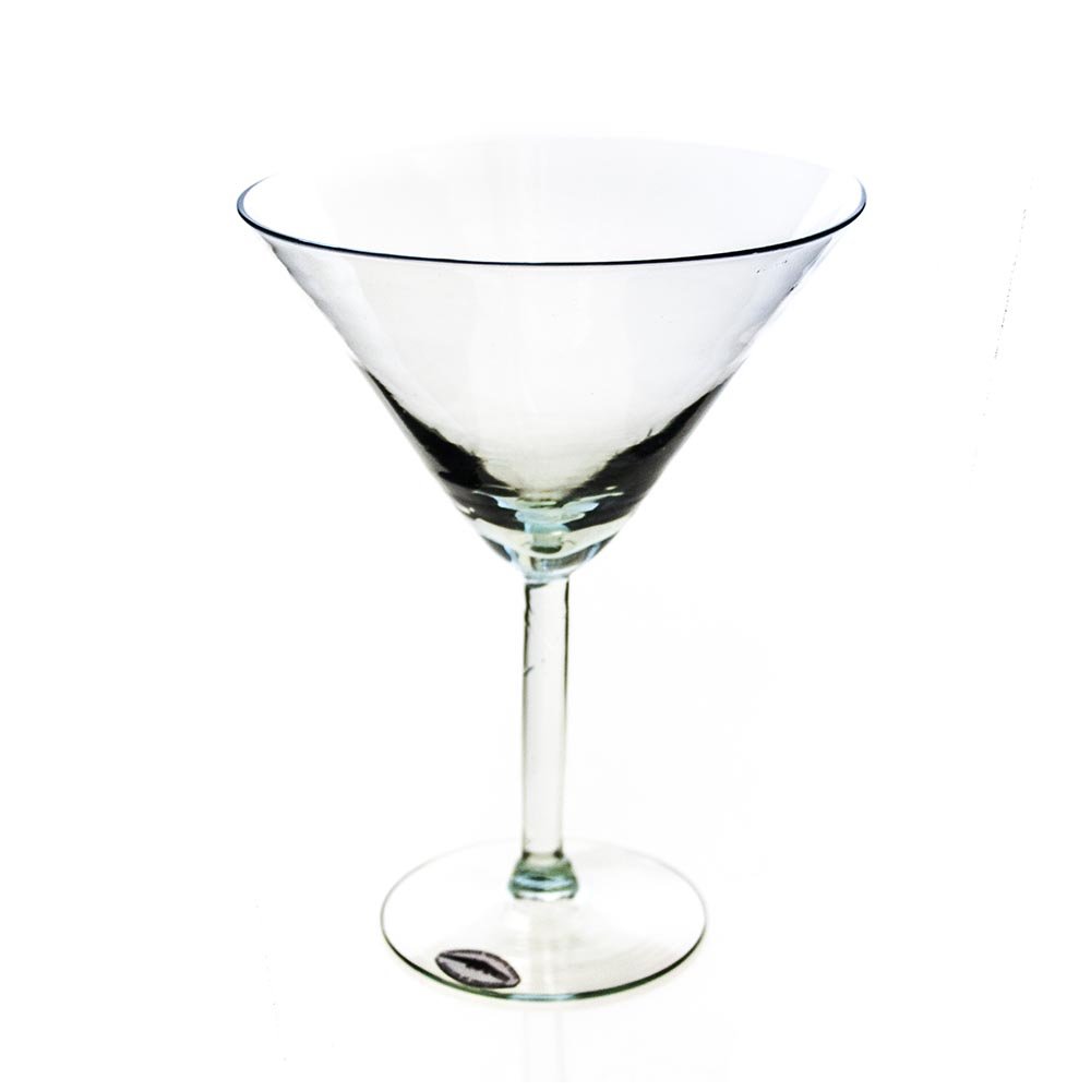 Fair Trade Recycled Martini Glass Pair (Oversized)