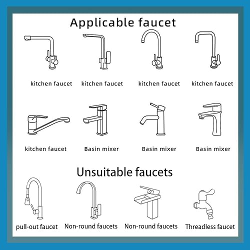 Miniatura 6 de Extensor de grifo giratorio de 1080, extensor de grifo, adaptador universal para grifo de fregadero con 2 modos giratorios, aireador de grifo de