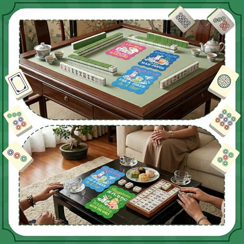 4 Piezas Mezclador Divertido para Mahjong Temático Cóctel miniatura 5