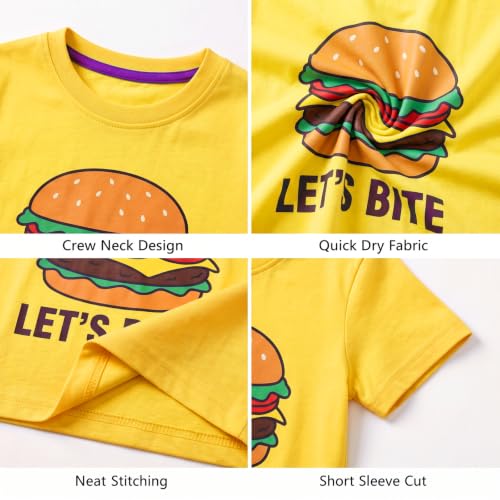 Image of DEEKEY Toddler Boys Shirts Short-Sleeve Little Kids t Shirts Boys' Tops, Tees & Shirts Graphic TEE Age for 2-7 Years 4-Pack
