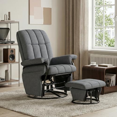 JIASTING 360° Swivel Recliner Chair