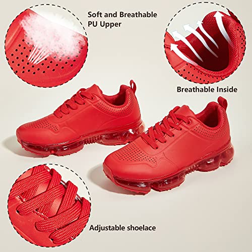 Image of LUCKY STEP Women Air Cushion Fashion Sneakers Breathable Casual Comfortable Lightweight Walking Shoes
