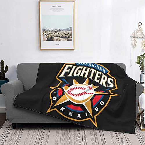 北海道日本ハムファイターズ ほっかいどうにっぽんハムファイターズ ブランケット blanket フランネル ふんわりおしゃれ毛布オールシーズン 洗える ひざ掛け ブランケット 防寒 かわいい ひざ掛け ブランケット