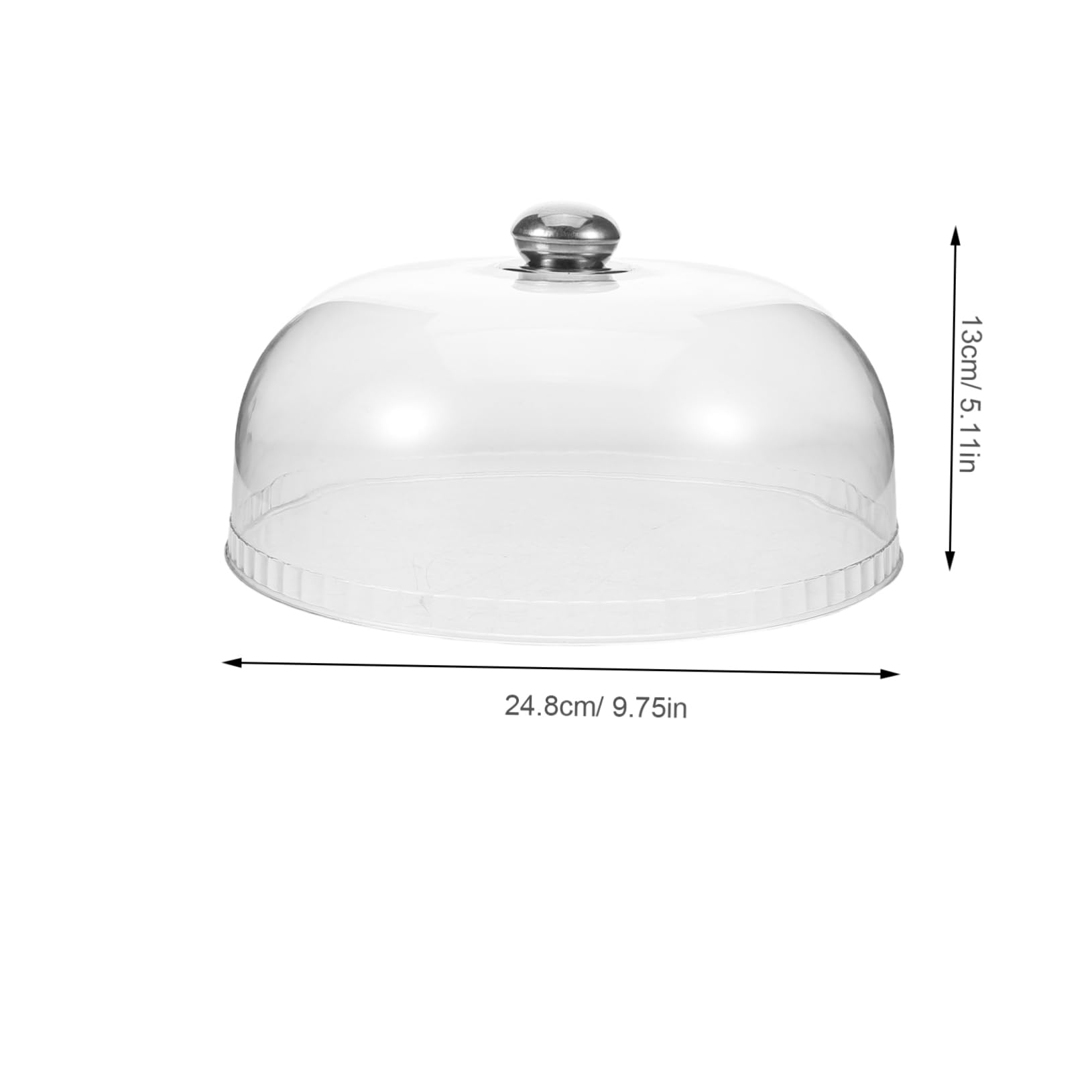 Ciieeo Food Serving Platter Dome Shatterproof Clear Plastic Cover for Cake Display and Buffet Table Protection for Indoor and Outdoor Parties