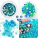AINOLWAY Water Beads (Half Pound), 30,000 Ocean Water Gel Beads for Vase Fillers - 5 Ocean Colors Crystal(14 Year+)