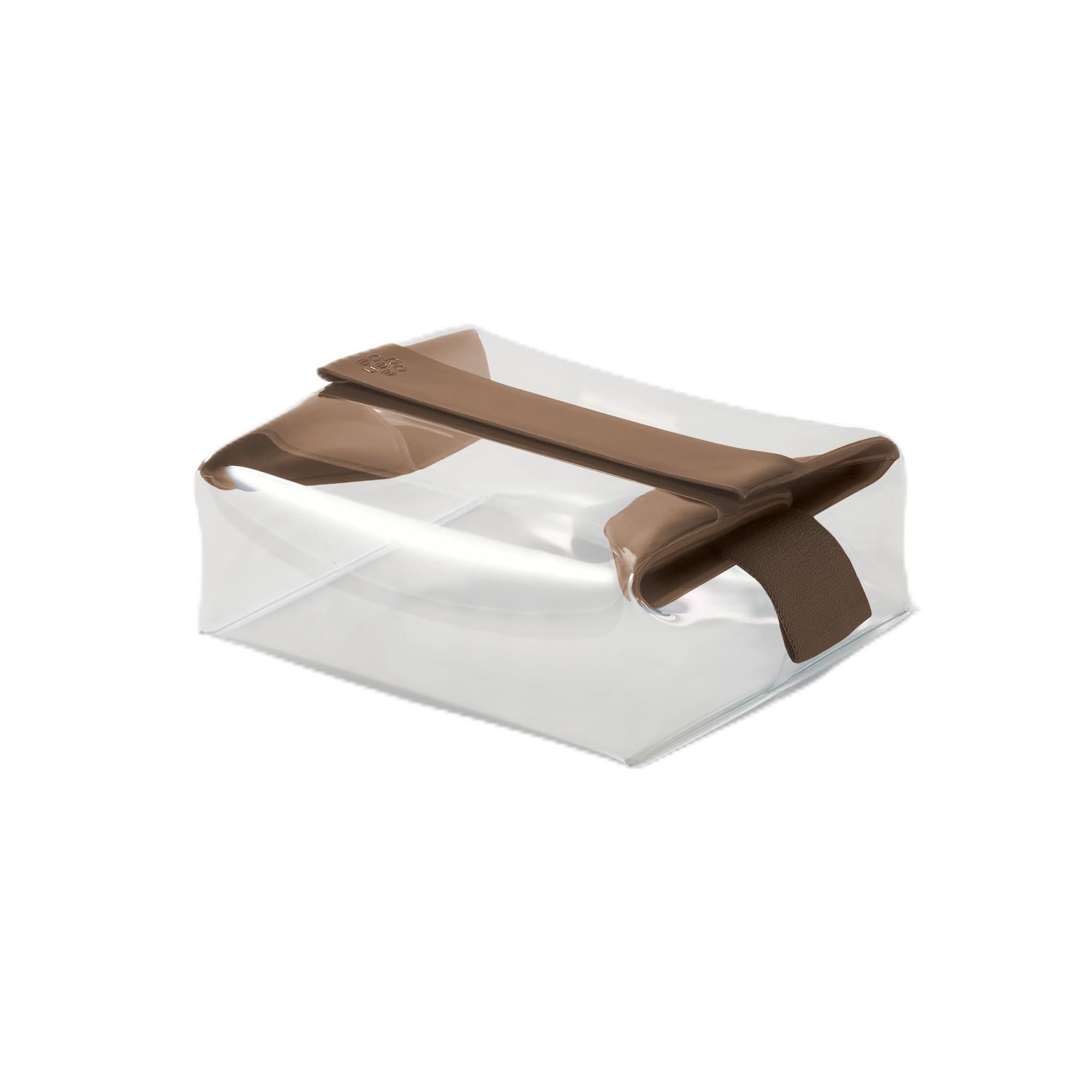 Cadence Parcel - Kit transparente con cierre magnético - Kit de aseo de viaje duradero y resistente a fugas - Cumple con la TSA y diseño modular - Bolsa de higiene para artículos esenciales de viaje