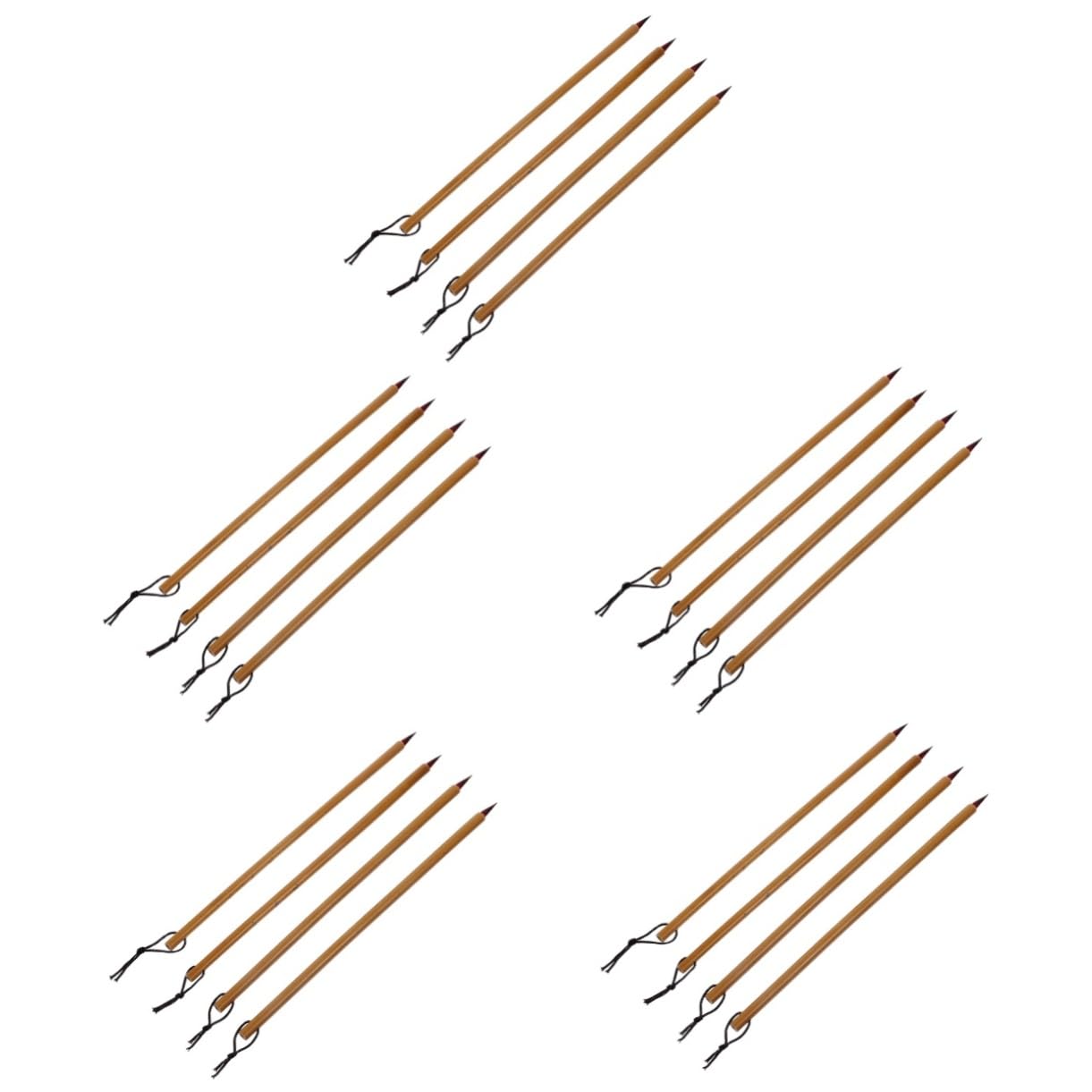 DOITOOL 5 Set Calligrafia Cinesi Miniatura Per Principianti E Leggeri E Facili Usare Per Scrittura E Arte 4 Pezzi*5
