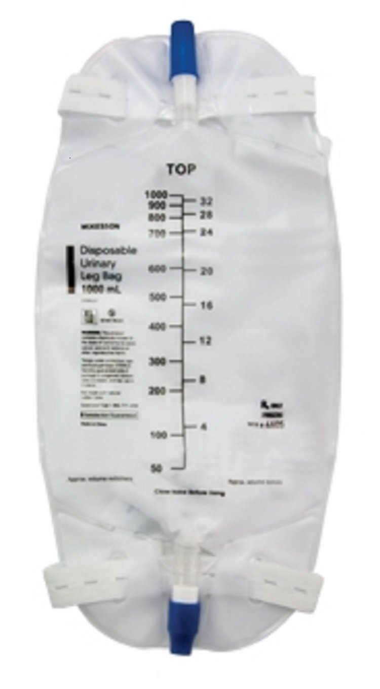 MCKESSON 4605 Einweg HARN Bein Tasche, 1000 ml