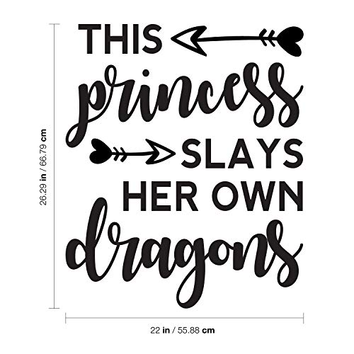 Vinilo Decorativo Pared This Princess Slays Dragones miniatura 3