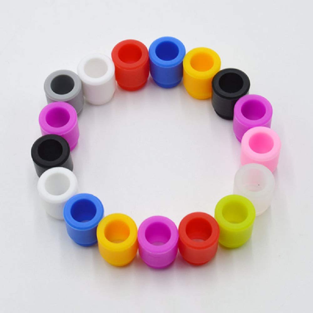 Lot de 100 embouts jetables en silicone pour cigarette électronique TFV8  TFV12 - Anti-brûlure