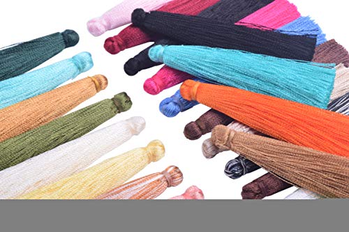 Borlas de fibra de seda KONMAY de alta densidad con brillo satinado para alta costura 2