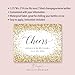 Cheers - 6 Custom Gold Glitter (Not Real Foil) Champagne Bottle Label, Waterproof Stickers for Wedding Anniversary Bridal Shower Birthday Graduation Party All Events