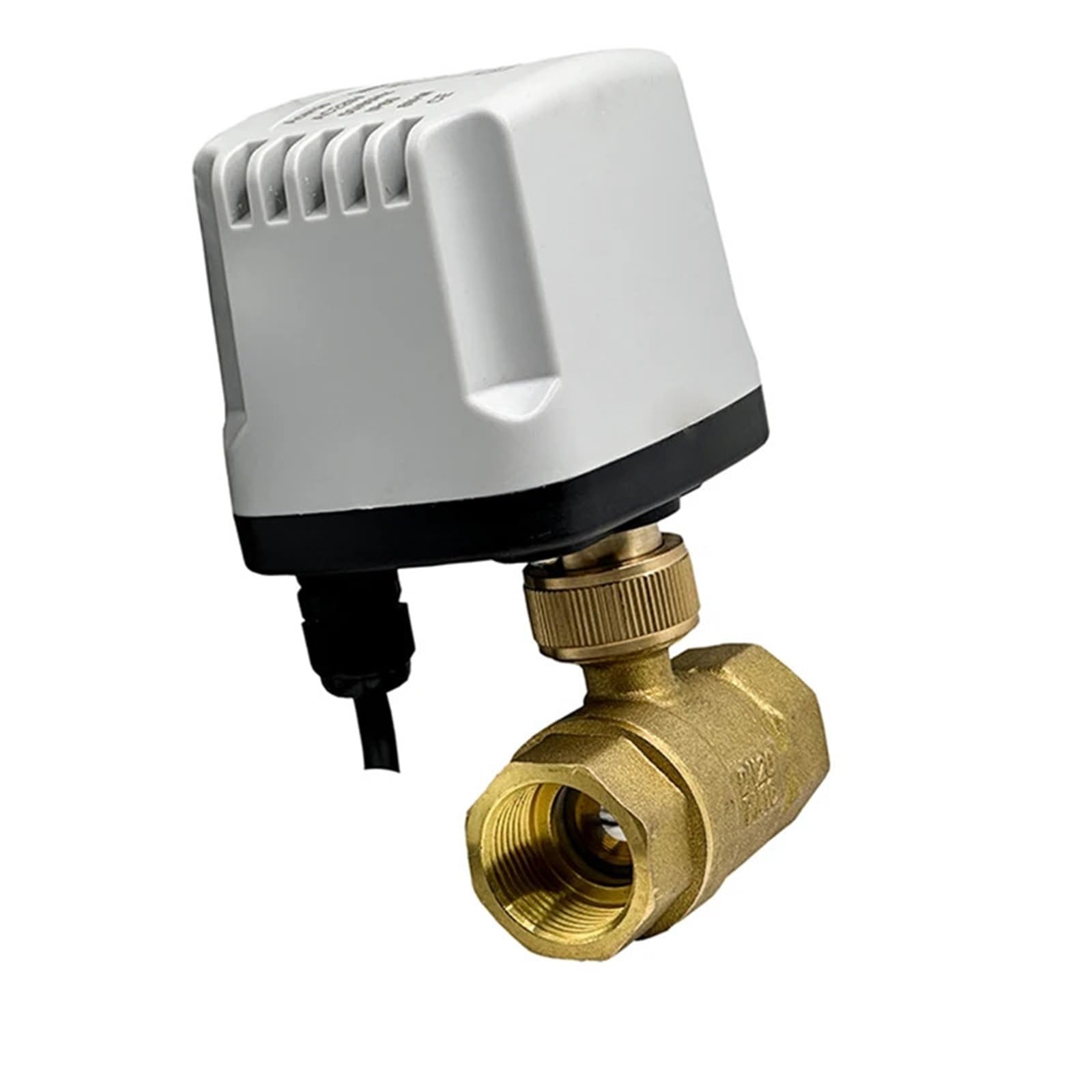 VSPPJYFG 1/2" IP65 Waterproof Full Bore Motorized Ball Valve 3-Wire or 2 wire Brass Electric Ball Valve Big Orifice Valve Body(24VDC-CR02)