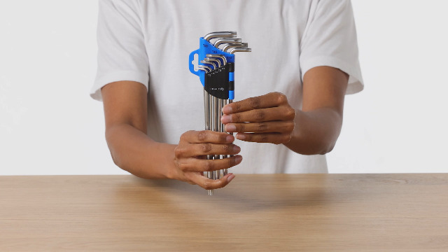 Högert Technik Extra Lange Inbussleutel Set - Chroom Vanadium Staal, Bolkop, 1.5-10 Mm