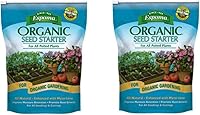 Espoma Organic Seed Starter Potting Soil Mix with Mycorrhizae - All Natural Premium Blend, 16qt Pack of 2 for Organic Gardening