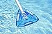 Poolmaster 27514 Clear View Transparent Weighted Triangle Vinyl Liner Swimming Pool Vacuum, Blue