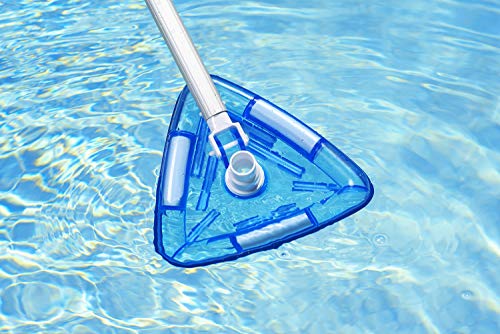 Poolmaster 27514 Clear View Transparent Weighted Triangle Vinyl Liner Swimming Pool Vacuum, Blue by Poolmaster - Image 4