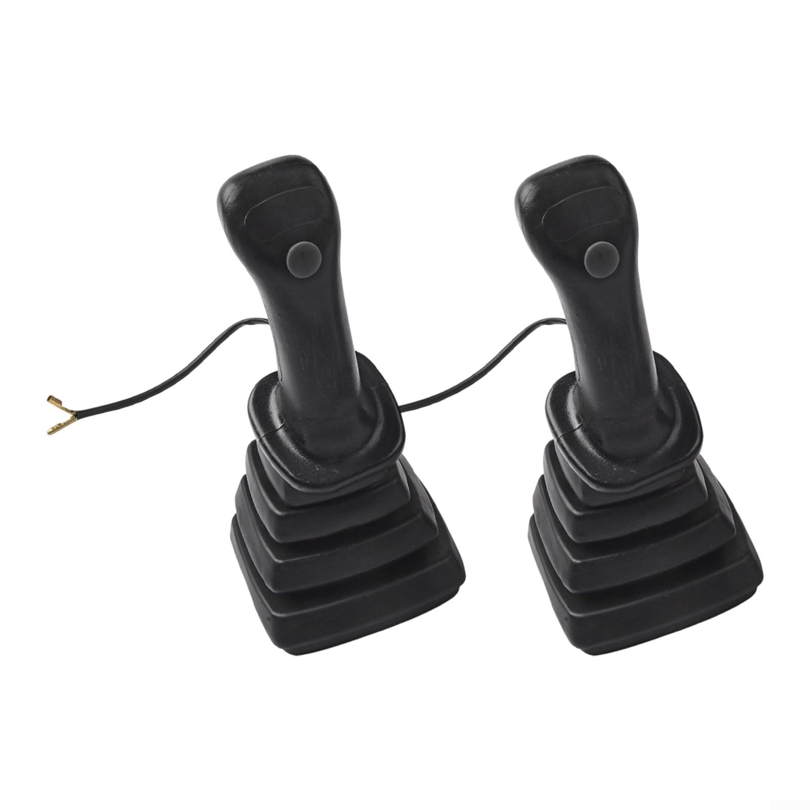 Leva di controllo, Leva di controllo per escavatore, Parte Rexroth per escavatore, Leva di controllo ABS nera, Maniglia joystick resistente, Macchinari per la costruzione