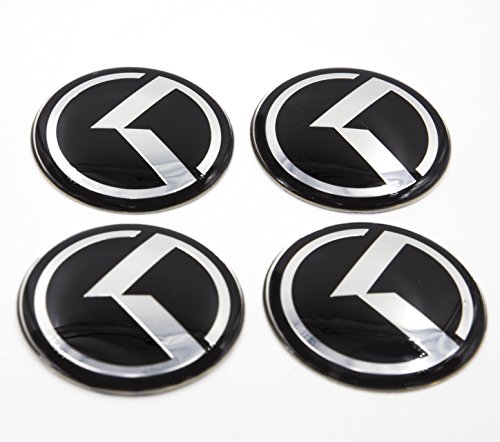 Lightkorea 60Mm 4Pcs 3D K Logo Wheel Center Caps Hub Decal Emblem Sticker Badge For Kia Stinger Niro Rio Sorento Sportage Optima Soul Cerato Forte Carnival Sedona Cadenza K900 Picanto Rondo #TOP6
