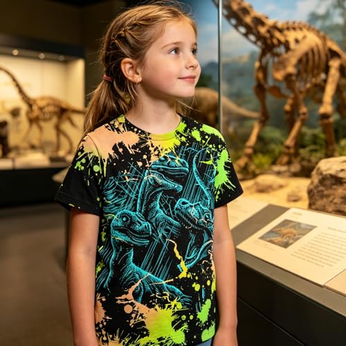 Image of Hgvoetty Boys Girls Graphic T-Shirts Kid 3D Casual Tops Tees for 6-16 Years