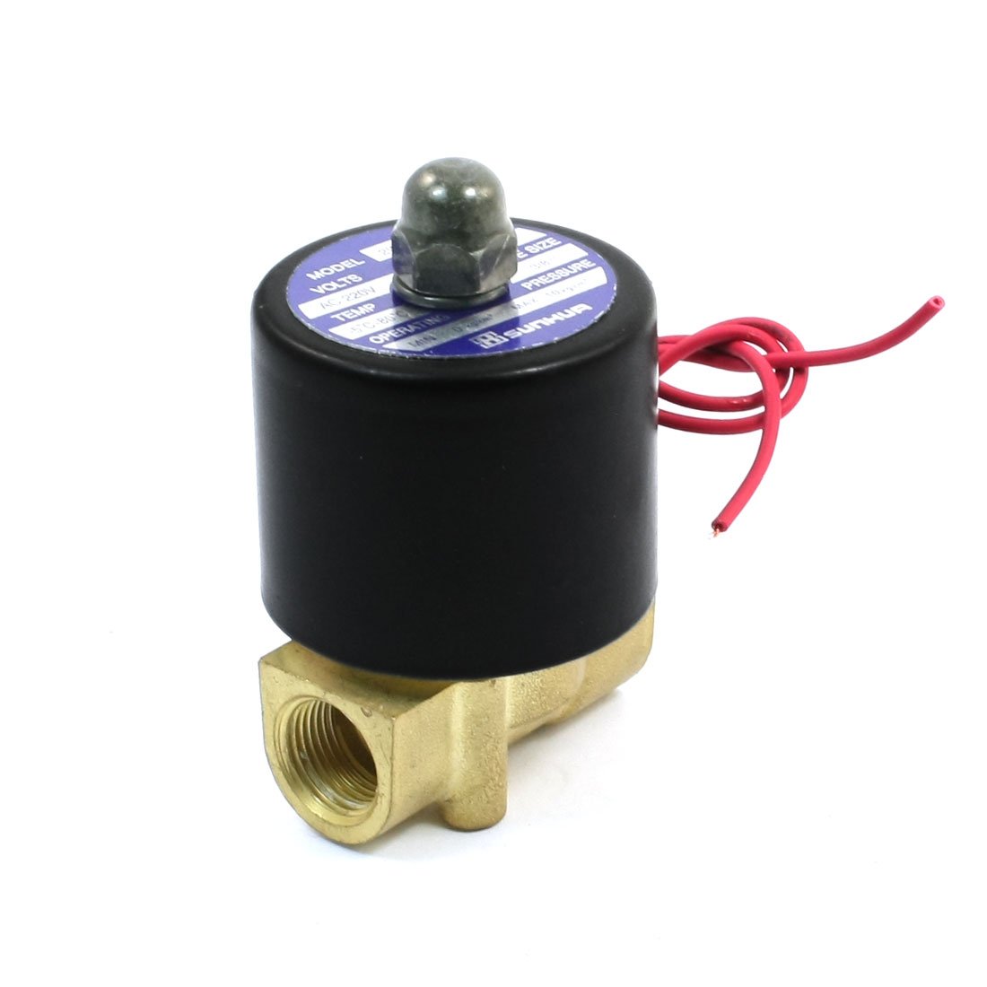 Électrovanne pneumatique AC220V 3/8 pour automatiser l'air d'un compresseur d'atelier