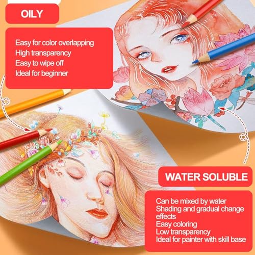 Image of Colour Pencil Set for Kids - 12 Premium Colouring Pencils for Drawing, Sketching & School Art Projects | Smooth, Soft Colour Pencils for Children, Students & Beginners