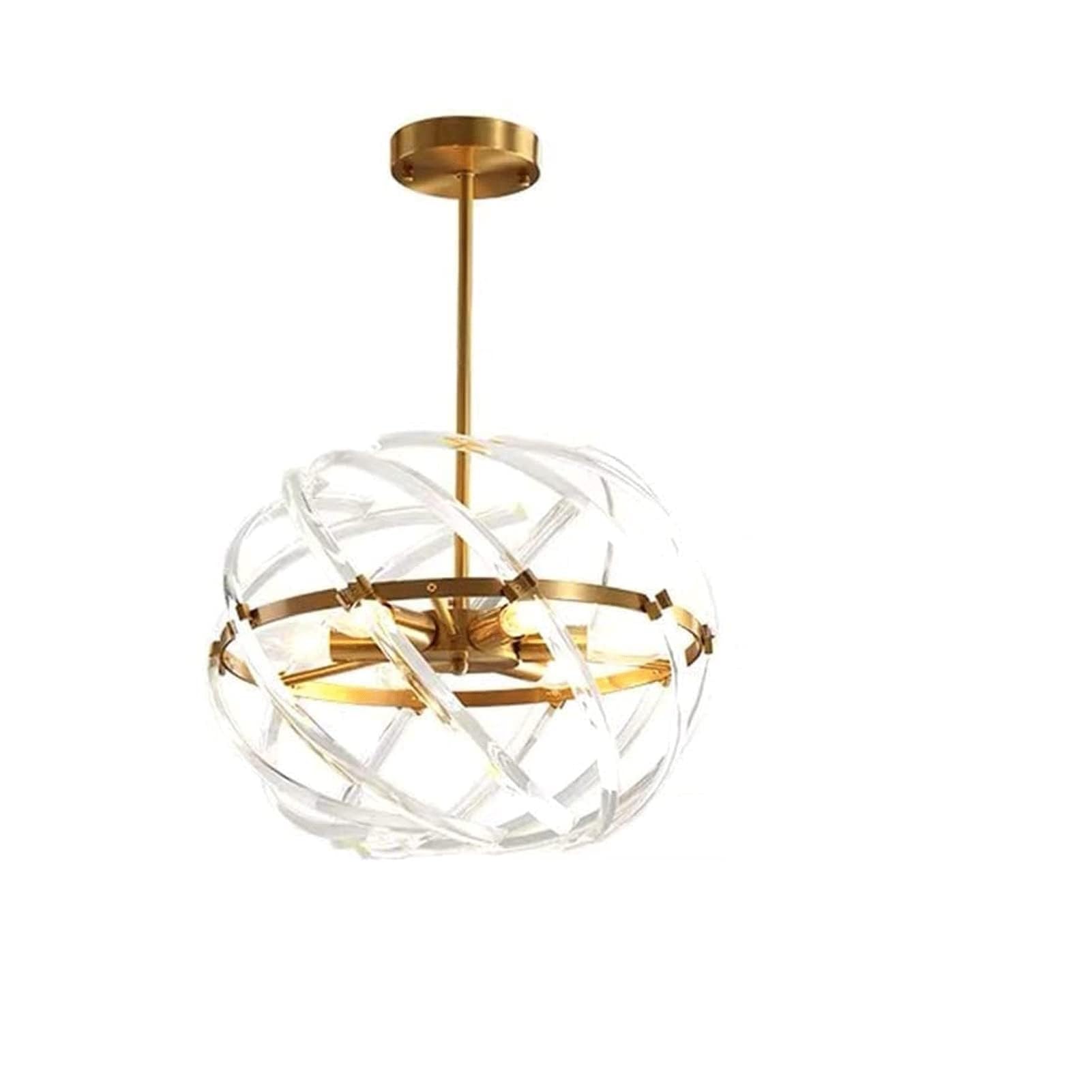 JUSKAQZYI Modern Chandelier Luxury Crystal Lamp Ceiling Light Copper Lighting for Kitchen Restaurants in Corridor Bedroom Ceiling Lights