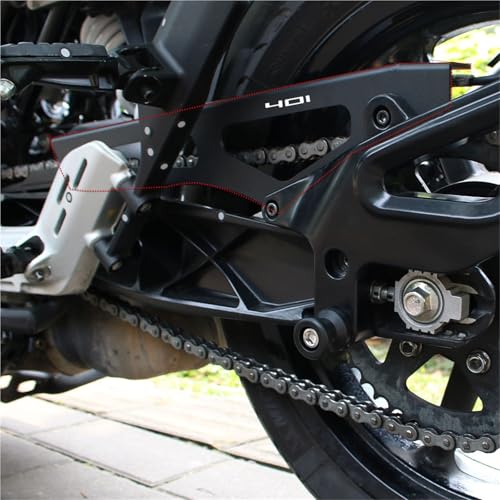 Protector de cadena para Husqvarna Svartpilen 401 y Vitpilen 125/250 cubrecadena de aluminio 6