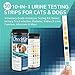KIT4CAT CheckUp Testing Strips x 50 (10 Parameters Urine Test Strips for Cats & Dogs)