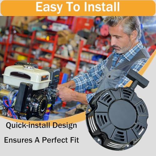Pull Start Assembly para Kohler SH265 SH270 SH255 5.5hp 6.5hp 7hp 196cc Motor Lavadora de presión Divisor de troncos Tiller Recoil Starter Pull Cord Reemplazo 18 165 05-S miniatura 6