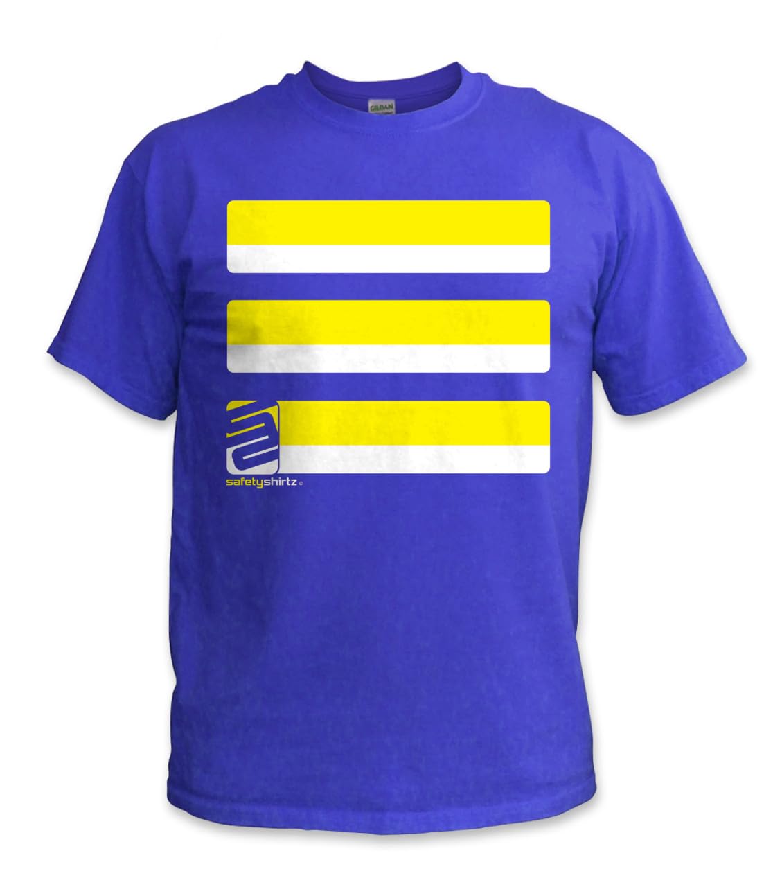 SafetyShirtz Men's 3-Stripe Basic Hi-Vis Shirt & Hoodie