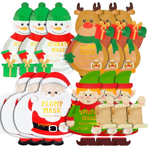 SpaLife Beauty Santa’s Workshop Christmas Face Mask Bundle | Korean