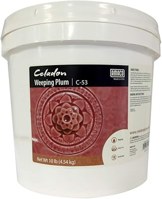 Amaco Celadon Glazes - 10 lb (Dry), Weeping Plum