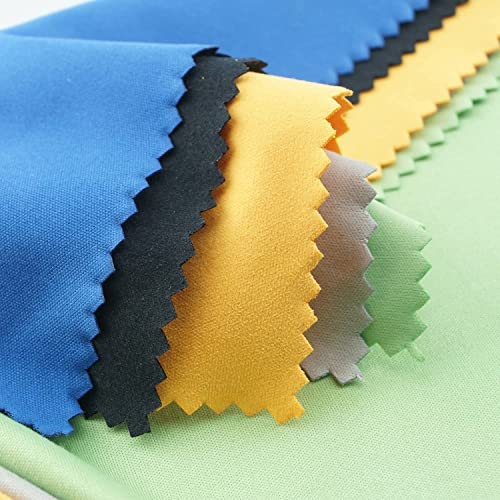 Image of Selvet Cloth Microfiber Cleaning Cloths for Tablet, Smatphone Phone, Laptop, Camera, LCD Tv Screens and Any Other Delicate Surface, Pack of 100, Multicolor