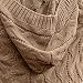 Angxiwan Strickjacke Strickjacke Gestreift Strickpullover Offene Feinstrickpullover Winter Herbst Dicke Strickmantel mit Taschen Flauschiger Langarm Damenstrickjacke Sweatshirt Damen Baumwolle
