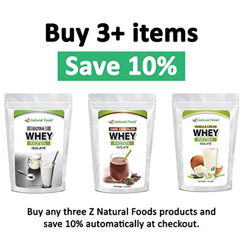 Whey Protein Isolate - Unflavored - All Natural Protein Powder Made In The Usa - Mix In A Smoothie, Shake, Drink, Or Recipe - Hormone Free, Unsweetened, Non Gmo, Kosher & Gluten Free - 1 Lb #TOP5