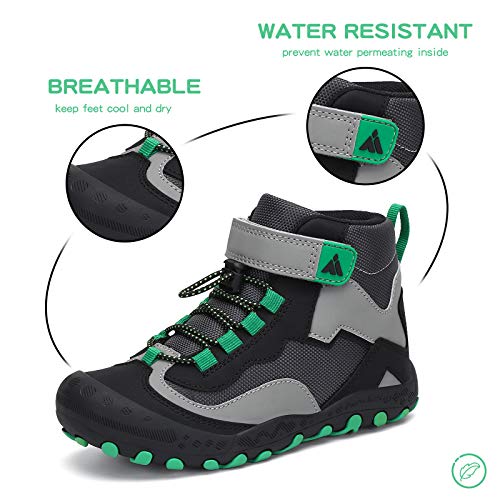 Mishansha Kids Low Top Hiking Shoes + Kids High Top Hiking Boots2